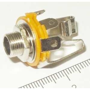 гнездо 6,3 стерео резьбовое