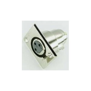 гнездо CANON "XLR" на корпус.