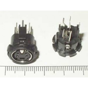 гнездо miniDIN 4-pin на защел.