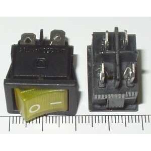 выкл.SС778 4конт. 6А  12В желт