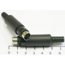 штекер mini DIN 8-pin 