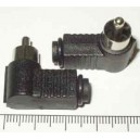 штекер RCA RPC-1R-B (угол) 