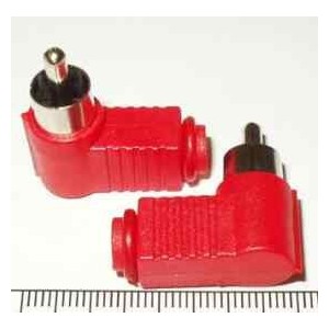 штекер RCA RPC-1R-R (угол) 