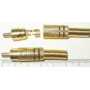 штекер RCA на кабель 6.5мм,G,чер 